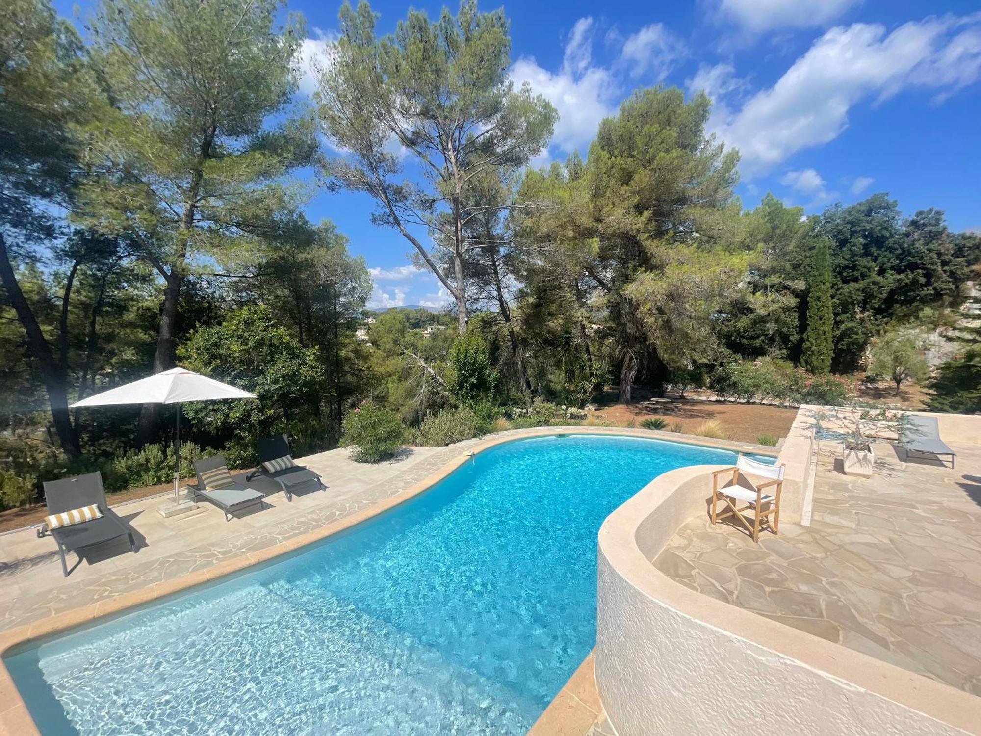 La Villa Des Carriers- Maison Avec Piscine Proche Mer Roquefort Les Pins Exterior foto
