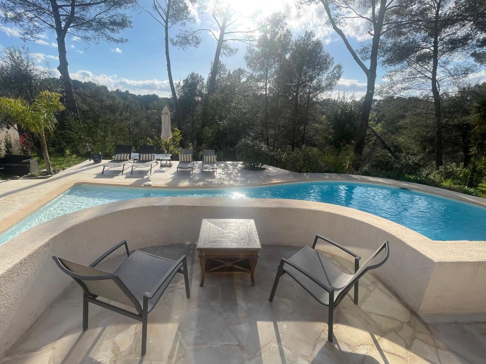 La Villa Des Carriers- Maison Avec Piscine Proche Mer Roquefort Les Pins Exterior foto